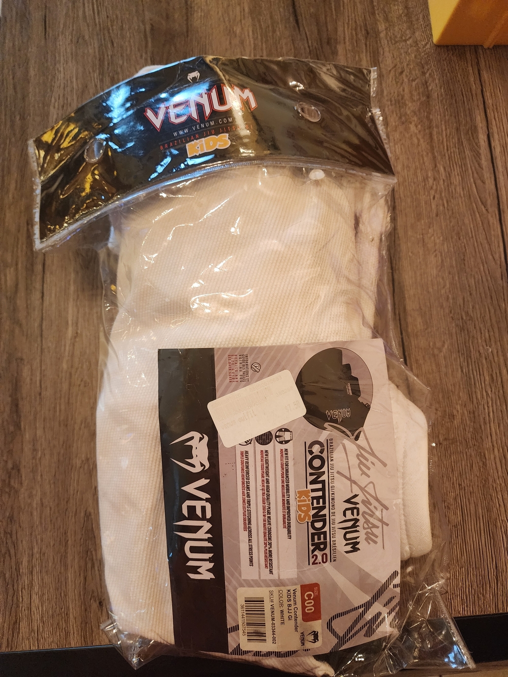 Kids White  Contender Venum GI